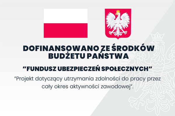 Dofinansowano ze środków budżetu państwa